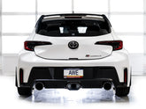 AWE Touring Edition Exhaust for GR Corolla - Chrome Silver Tips - Mounted